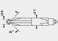 TZ HM Entgrater 2-seitig mit Welle und Lager
