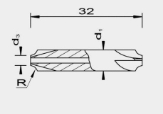 TZ HM Entgrater 1-seitig mit Radius